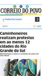 Mobile Screenshot of correiodopovo.com.br